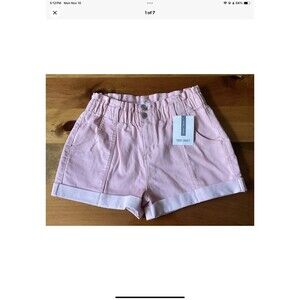 True Craft Girls size 12 Pink Stretch Denim Shorts NEW WITH TAGS